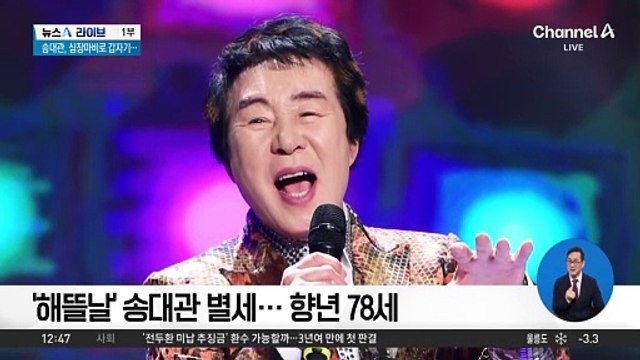 ‘해뜰날’ 송대관 별세…향년 78세