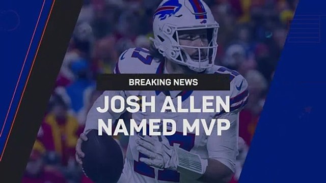 Breaking News - Josh Allen wins NFL MVP award