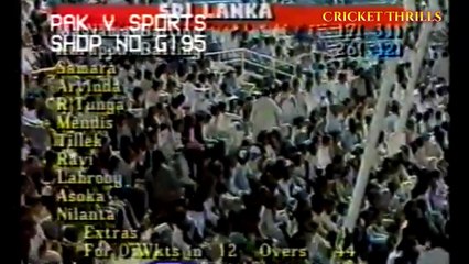 Brendon Kurupu 63 off 94 Balls 4 Fours 1 six S.R 64.28 vs Pakistan 2nd ODI at Sharjah March 24, 1989