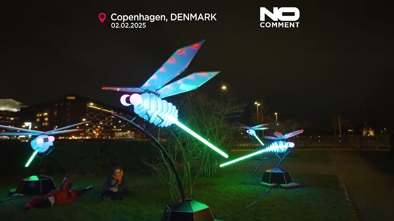 NO COMMENT: El Festival de las Luces de Copenhague ilumina la ciudad durante tres semanas