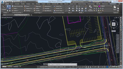 How to Creating fittings by layout in civil 3d #Autodesk #civil3d