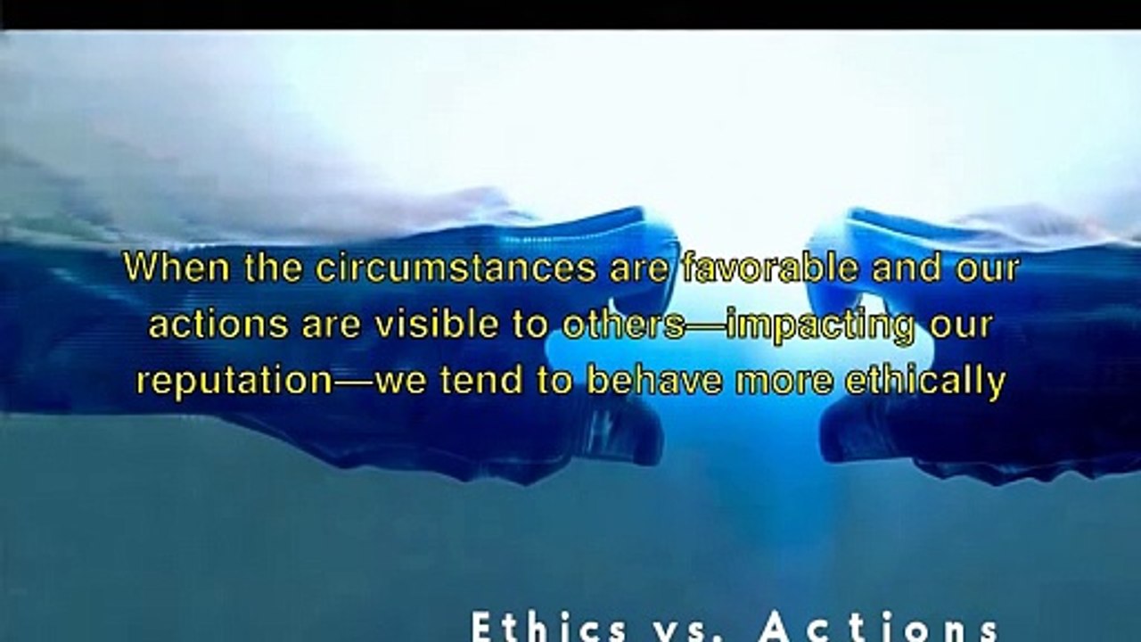 "Ethics vs. Actions: A Paradox"