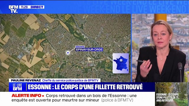 Corps d'une fillette retrouvé dans l'Essonne: un homme et une femme en garde à vue