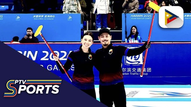 PH curling duo Pfister at Dubberstein, bigong makuha ang bronze medal sa mixed doubles ng 9th Asian Winter Games