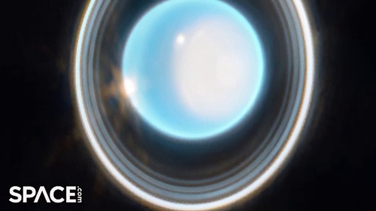 Uranus In 4K - James Webb Space Telescope Sees The Planet, Rings And ...