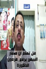 صفار البيض يرفع هرمون الذكوره