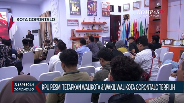 Pasca Putusan MK, KPU Kota Gorontalo Resmi Tetapkan Walikota & Wakil Walikota Gorontalo Terpilih