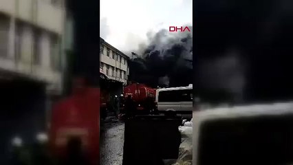 İstanbul'da feci yangın! Ekipler olay yerinde