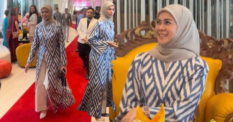 Tengku Permaisuri Hajah Norashikin Tampil Anggun Dalam Persalinan Kasual