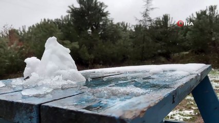Şehrin en güzel noktalarından biri: Aydos Ormanı'ndan kar manzaraları