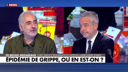 «La grippe est une maladie grave», rappelle le professeur Bruno Megarbane
