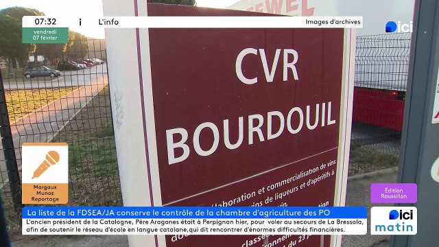 07/02/2025 - ici matin par ici Roussillon en vidéo