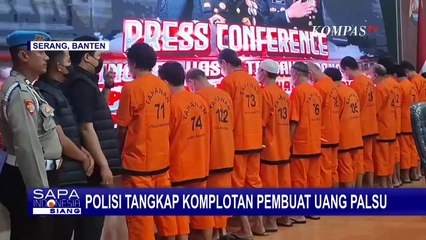 Polda Banten Tangkap 14 Pelaku Pembuat Uang Palsu, Sita Rp15 Juta