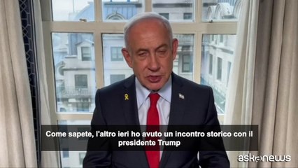 M.O., Netanyahu: "Quella di Trump è prima idea originale da anni"