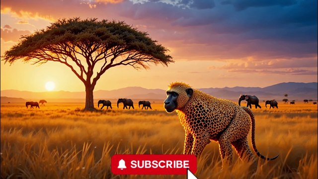 🐵 Rescue Mission: Baboon Overrun by Swarming Bees! 🐝🚨#BaboonRescue #baboon