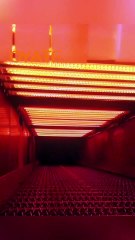 220v 1800w Quartz Infrared Heating Element IR Carbon Fiber Heating Lamp for Powder Coating