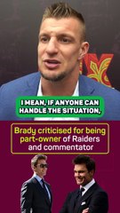Gronkowski hits back at Brady critics