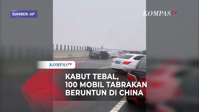 Ngeri! 100 Mobil Bertumpuk Akibat Tabrakan Beruntun di Jembatan Sungai Kuning China