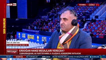 Prof. Dr. Ahmet Akın AK Parti 8. Olağan İl Kongresini değerlendirdi