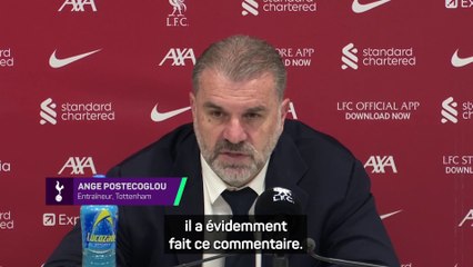 Postecoglou sur les critiques : "Je m'en moque !"