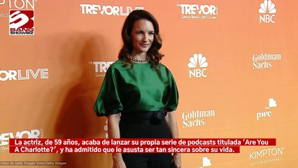 A Kristin Davis le da 'miedo' hablar de su vida privada