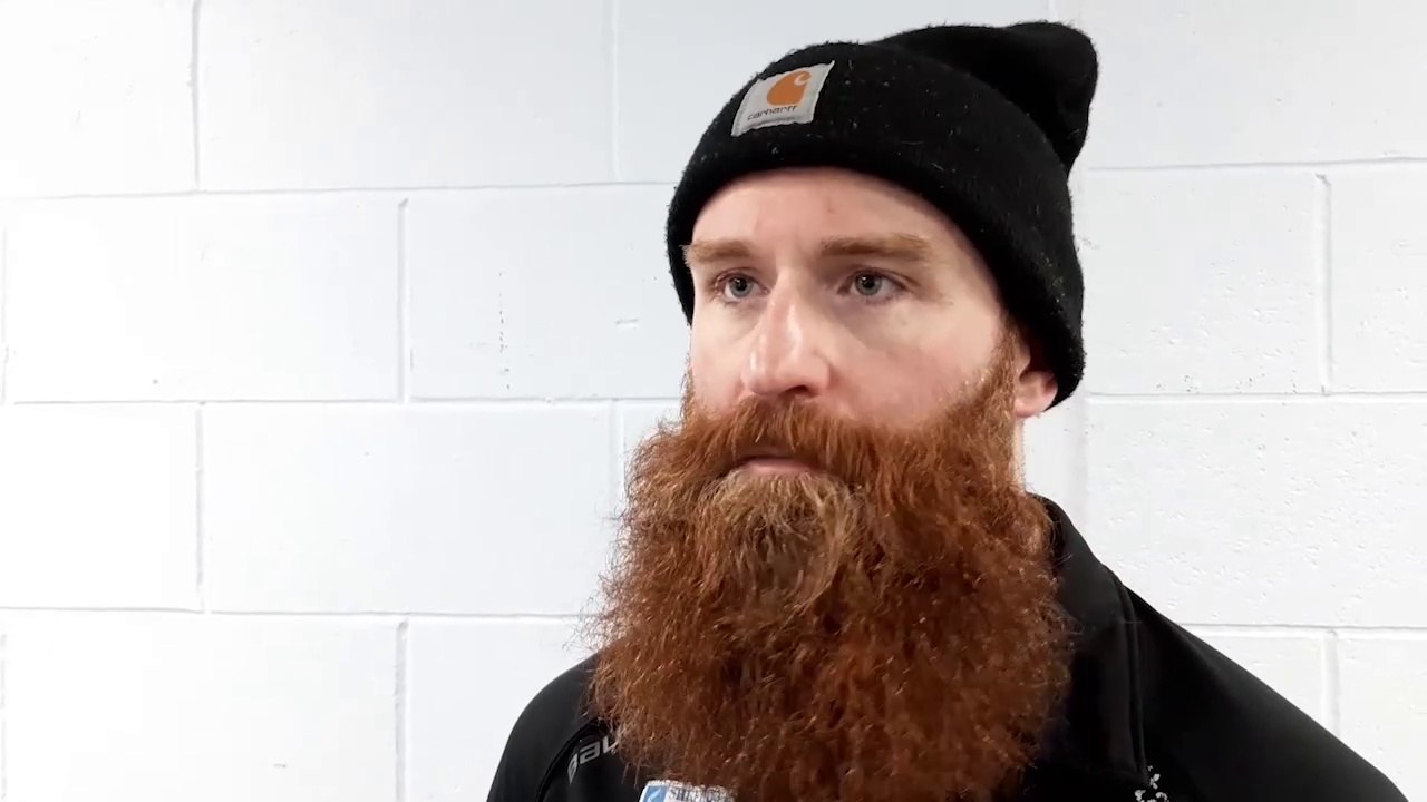 Sheffield Steelers v Cardiff Devils Post-match - Colton Saucerman