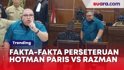Fakta-Fakta Perseteruan Hotman Paris vs Razman Saat Sidang, Hampir Adu Fisik