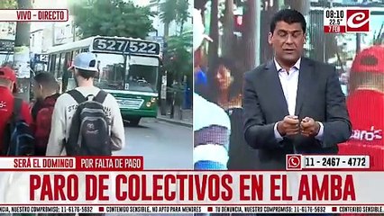 Paro de Colectivos en AMBA