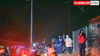 350 yolcu taşıyan tren alevler içinde kaldı, yolcular 15 dakikada tahliye edildi