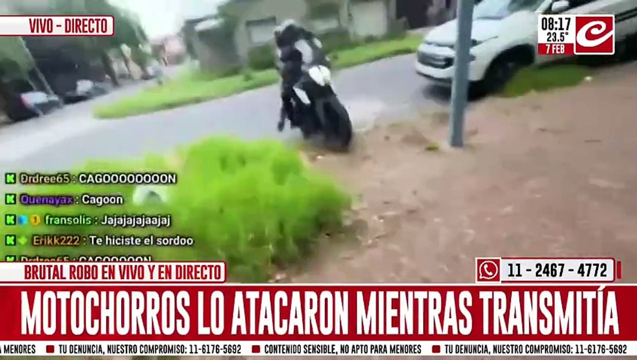 Asaltaron a  Streamer Tiny Medrano