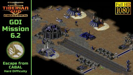 How to Beat C&C Tiberian Sun Firestorm GDI Mission 6: Escape from CABAL Pt 2/2 - Hard - 1080p HD