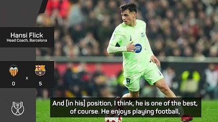 Pedri is one of the best in the world - Flick