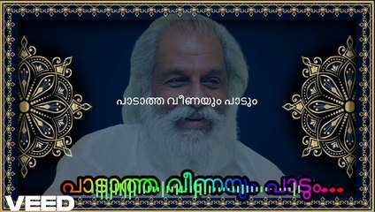 Paadatha Veenayum Paadum Karaoke with Lyrics