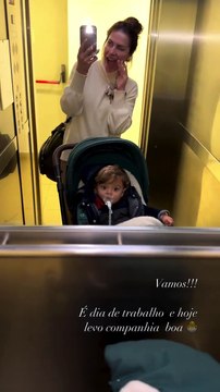 Dânia Neto com o filho mais novo