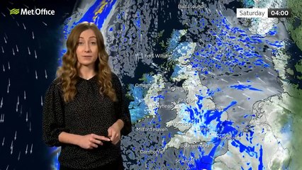 Met Office Friday afternoon weather forecast 07/02/2025