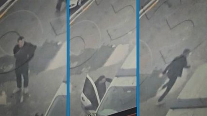 İstanbul Bağcılar'da devriye aracındaki polislere bıçaklı saldırı kamerada