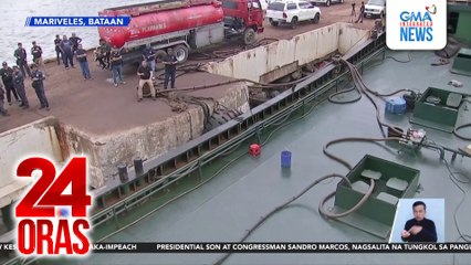 P45M halaga ng ipinuslit umanong krudo, nabisto sa barko sa Bataan | 24 Oras