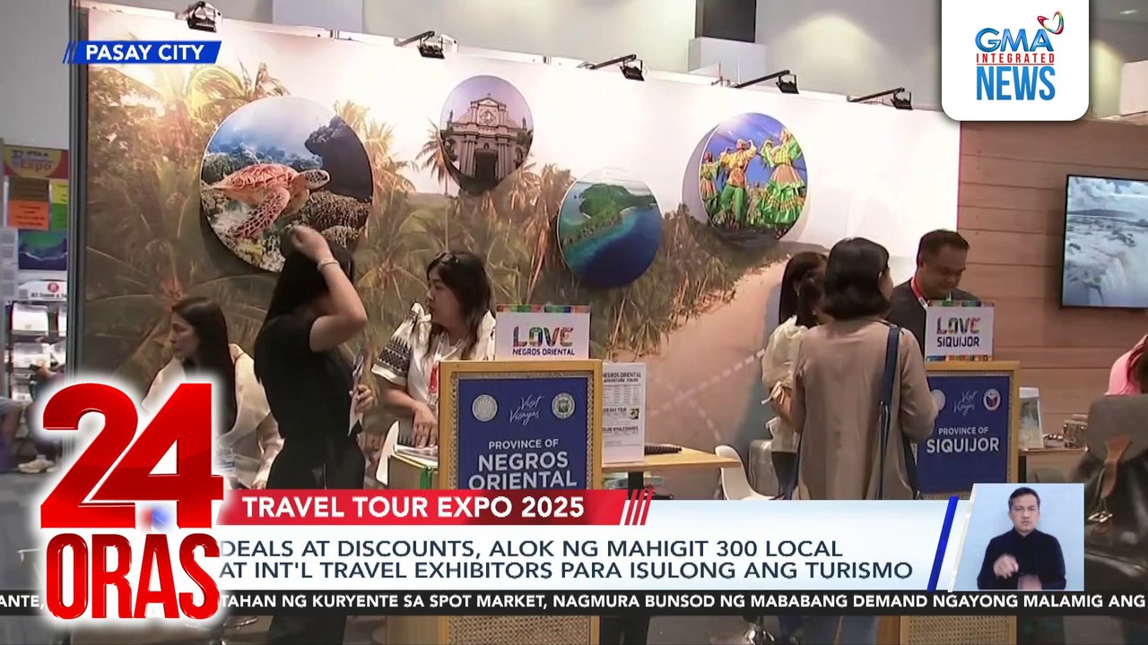 Deals at discounts, alok ng mahigit 300 local at int'l travel exhibitors para isulong ang turismo | 24 Oras