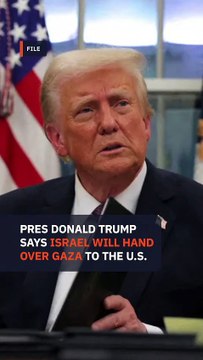 Trump says Israel would hand over Gaza after fighting is over, no US troops needed