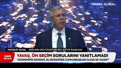 Mansur Yavaş’tan ön seçim sorusuna yanıt: Bu ekonomide Cumhurbaşkanı olsan ne yazar?