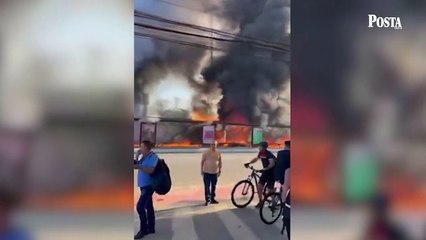 Brezilya'da facia! Bir uçak trafikte giden araçların üzerine düştü