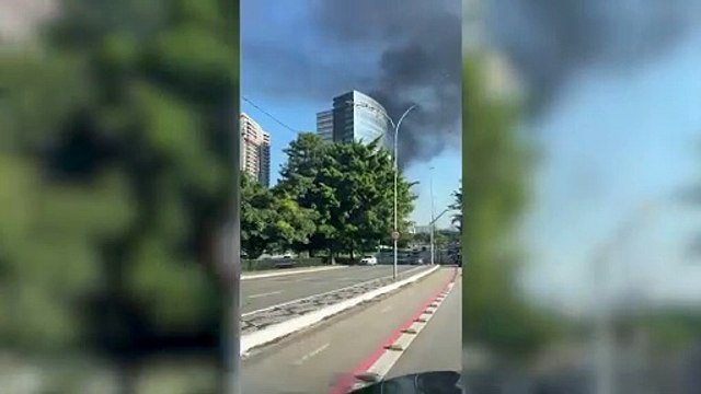 Avioneta se estrelló en carretera de Sao Paulo, Brasil