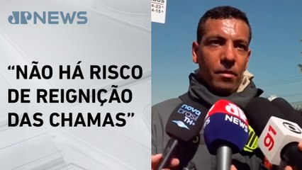 Capitão do Corpo de Bombeiros fala sobre acidente aéreo na Barra Funda
