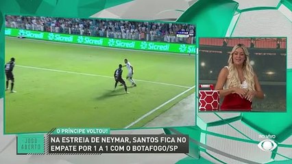 ‘Muito caçado em campo’, diz Chico Garcia sobre estreia de Neymar no Santos