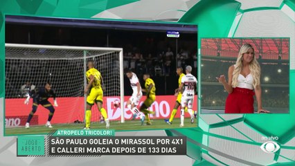 “Oscar é bom jogador. Ponto”, diz Cappellanes após gol perdido na vitória contra o Mirassol