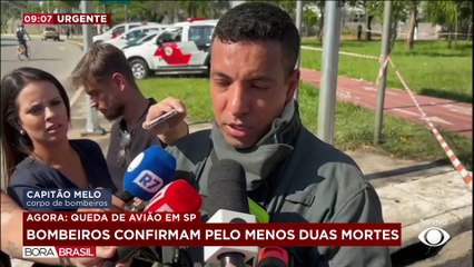 Avião que caiu em SP deixou mortos e passageiros de ônibus feridos