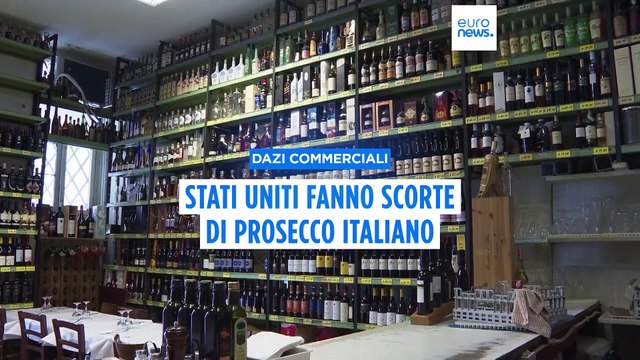 Gli Stati Uniti fanno scorte di Prosecco italiano per paura dei possibili dazi di Trump