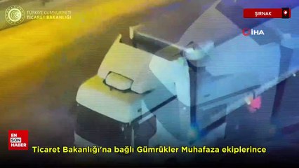 Şırnak'ta 631 milyon lira değerinde uyuşturucu ele geçirildi