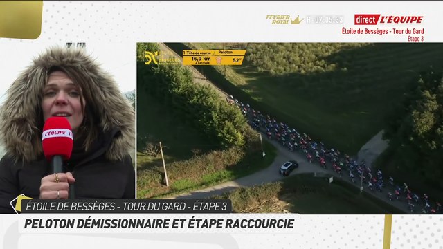 Peloton démissionnaire et étape raccourcie - Cyclisme - Étoile de Bessèges
