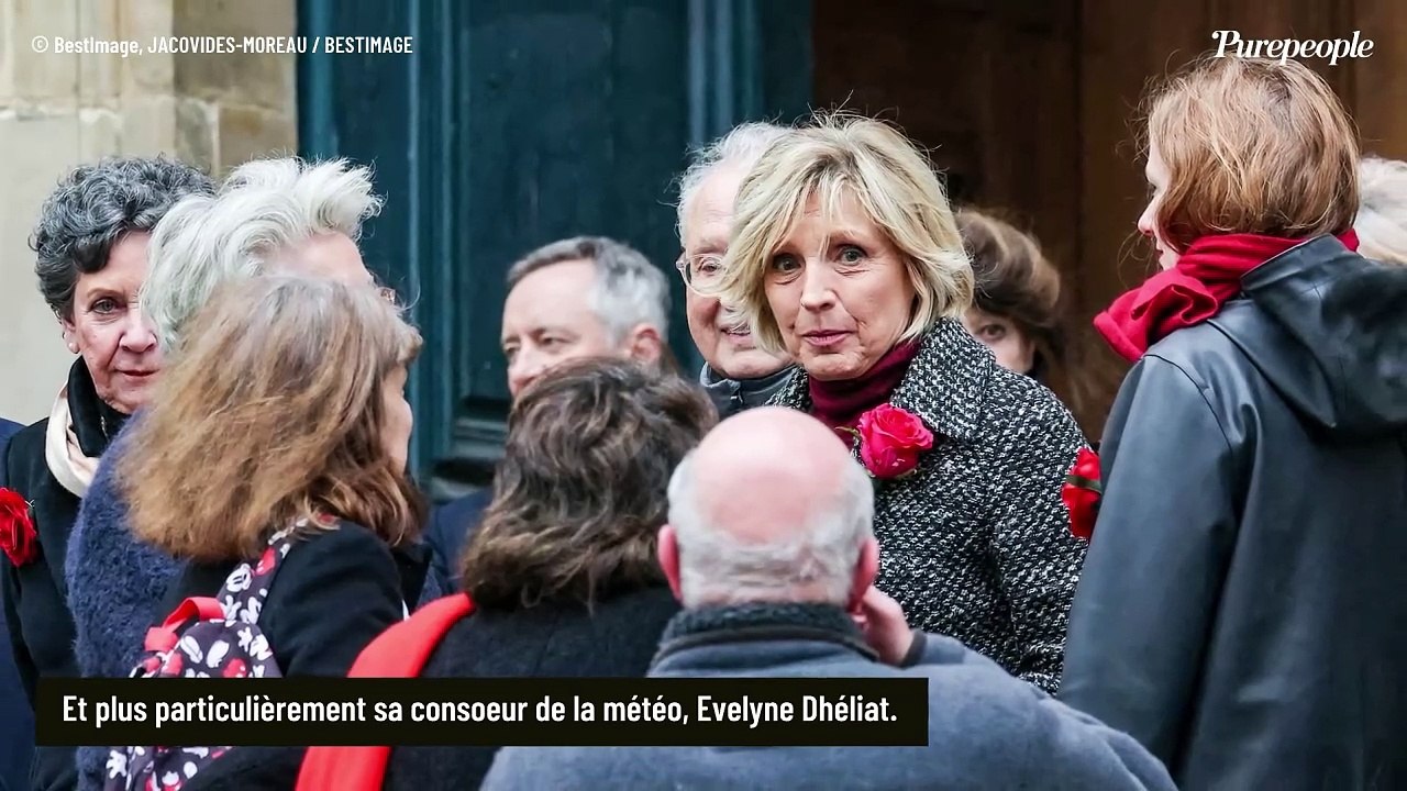 Evelyne Dhéliat, soutien indéfectible pour Françoise Laborde pour le dernier au revoir à sa soeur Catherine Laborde
